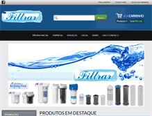 Tablet Screenshot of filtraronline.com.br